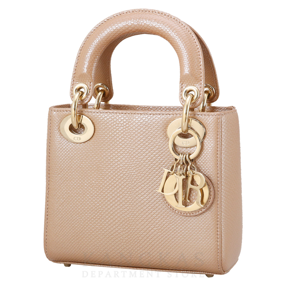 CHRISTIAN DIOR(USED)크리스찬디올 리자드 레이디디올 미니백